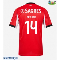 Benfica Vangelis Pavlidis #14 Hjemmedrakt 2025-26 Kortermet